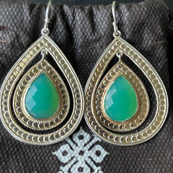 Anna Beck18K Yellow Gold-Plated Chrysoprase Drop Earrings